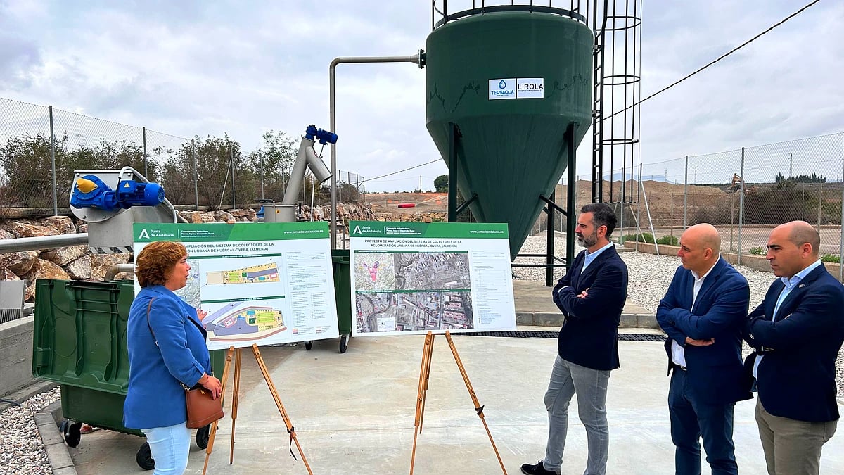 La Junta concluye en Huércal-Overa la obra que asegura una adecuada gestión de aguas residuales