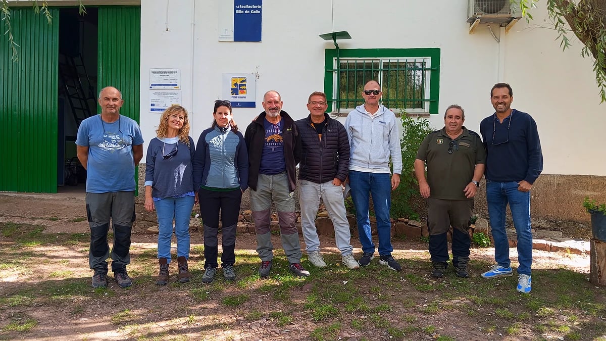 Visita de personal de AMAYA a piscifactorías en Castilla La Mancha